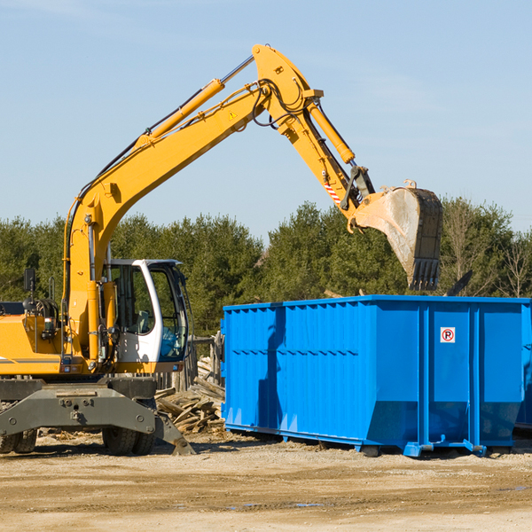 can i rent a residential dumpster for a construction project in Carpendale WV